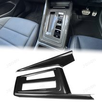 For RHD VW Golf 8 MK8 R-line GTI GTD GTE 2021-2026 Center Console Gear Shift Panel Real Pre-preg Carbon Fiber DDZ013