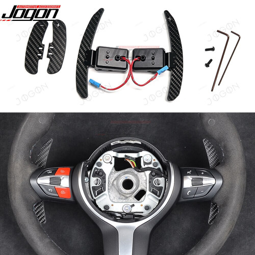 Car Magnetic Shift Paddle For BMW M2 G87 2023 Carbon Fiber Car Steering Wheel Paddle shfiters Paddles Extension Car Accessories