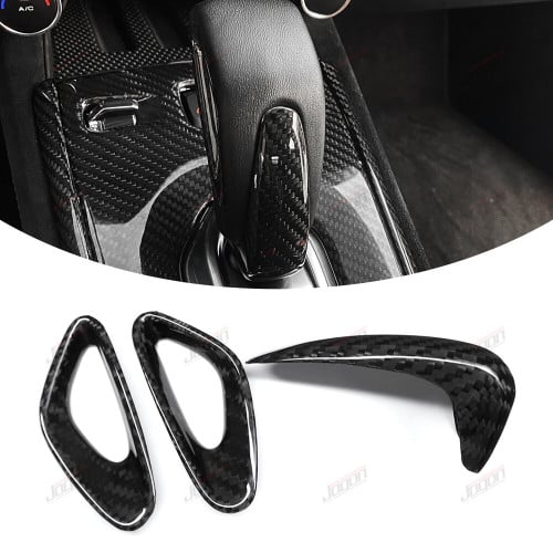 For Lotus Emira 2022 2023 Car Gear Shifter Knob Cover Real Carbon Fiber Accessories