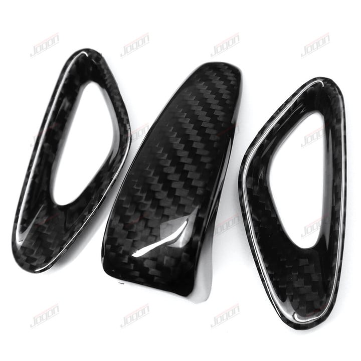 For Lotus Emira 2022 2023 Car Gear Shifter Knob Cover Real Carbon Fiber Accessories