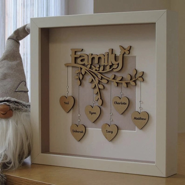 Personalized Family Tree With Frame