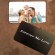 Personalized Photo Men's Gray Wallet
