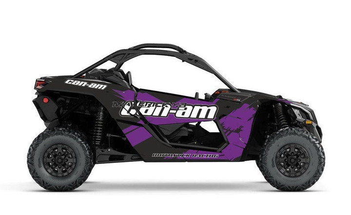 Full Body Wrap Graphics for Can-Am Maverick X3  Graphic kit “Purp”