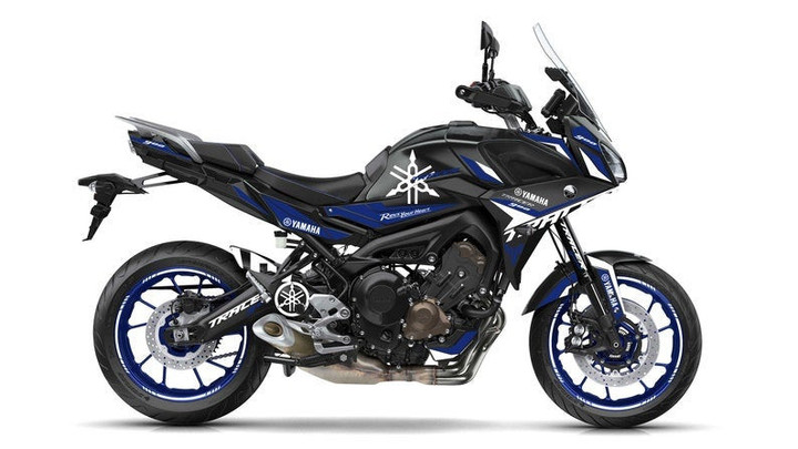 Full Graphic Vinyl Decals for Yamaha Tracer 900 2018-2020 Graphic kit “Revs” Body And Rims