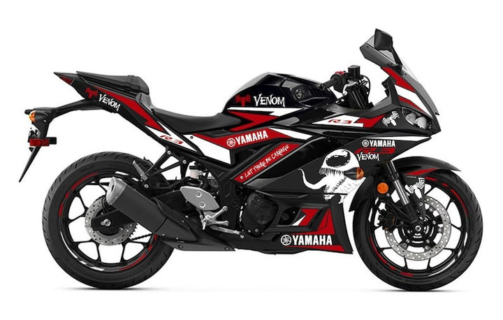 Yamaha R3 2019-2020 Graphic Decals Kit "Venom"