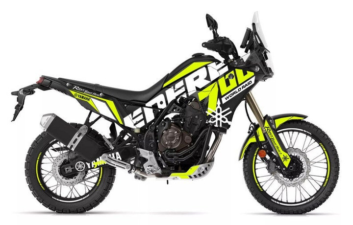Full Graphic Vinyl Decals for Yamaha Tenere 700 2019-2021 Graphic kit "Big T" Body And Rims
