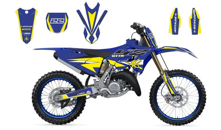 Full Graphic Vinyl Decals for Yamaha YZ 125 / 250 Graphic kit “YZ”