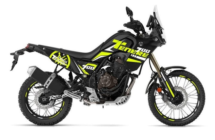 Full Graphic Vinyl Decals for Yamaha Tenere 700 Graphic kit "Liner" Body And Rims