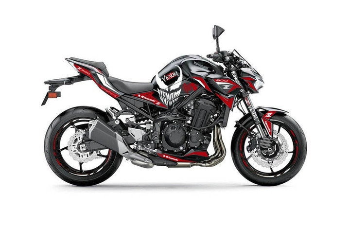 Full Graphic Vinyl Decals for  Z900 2020 Graphic kit “Venom” Body And Rims