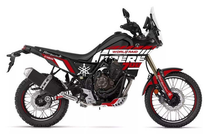Full Graphic Vinyl Decals for Yamaha Tenere 700 2019-2021 Graphic kit "Big T" Body And Rims
