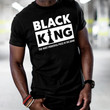 Black king chess the most powerful piece in the game unisex t shirt black size XS-6XL high quality