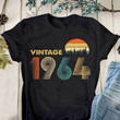 Vintage 1964 unisex t shirt black size XS-6XL high quality