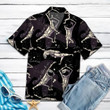 Astronaut yoga meditation short sleeve hawaiian shirt unisex hawaii size S-5XL