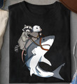 Possum Racoon Shark  T shirt Hoodie Sweater  size S-5XL