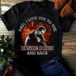 Stranger Things Dad and i love you to the upside down and back father's day gift  T shirt hoodie sweater  size S-5XL