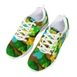 Tropical Frog Running Shoes birthday gift Fashion white Shoes Fly Sneakers  men and women size  US