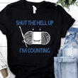 Knitting shut the hell up i'm counting T shirt hoodie sweater  size S-5XL