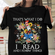 The cat and the hat that's what i do i read and i know things T Shirt Hoodie Sweater  size S-5XL