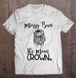 Messy bun the mom crown T shirt hoodie sweater  size S-5XL