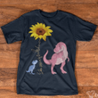 Sunflower and dinosaur you are my sunshine T shirt hoodie sweater  size S-5XL