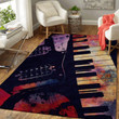 Piano And Guitar Music Art Area Rug Living Room Rug Home Decor Floor Decor 