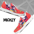 Mickey Shoes, Cartoon Sneaker, Mickey Sneaker ver2 birthday gift Fashion white Shoes Fly Sneakers  men and women size  US