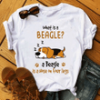 What is a beagle a beagle is a nose on four legs T shirt hoodie sweater  size S-5XL