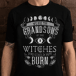 We are the grandsons of the witches you could not burn halloween T shirt hoodie sweater  size S-5XL