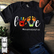 LGBT pride parade love mamasaurus T shirt hoodie sweater  size S-5XL