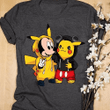 Pikachu mickey mouse disney T shirt hoodie sweater  size S-5XL