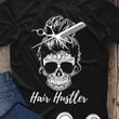 Skull lady Hair Hustler T shirt hoodie sweater  size S-5XL