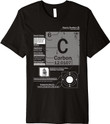Carbon element  atomic number 6 Science T shirt hoodie sweater  size S-5XL