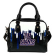 Color Leak Down Colorful New York Giants Leather Bag Handbag