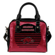 Back Fashion Round Charming Arkansas Razorbacks Leather Bag Handbag