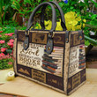 Book Lovers Once Upon A Time There Was A Girl Who Really Loved Books Leather Bag Handbag DV