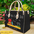 Teacher ABCD Custom Name Leather Bag Handbag DV