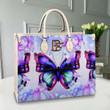 Butterfly Girly Bag Leather Bag Handbag HA33