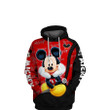 Cute Mickey Mouse, Disney Mickey Mouse, Mickey Logo Ver101 All Over Print Hoodie