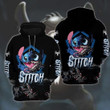 Disney Stitch Fan Gift, Venom Fan Gift, Stitch Venom All Over Print Hoodie