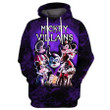 Disney Minnie and Mickey Mouse, Minnie and Mickey Villains AOP Hoodie
