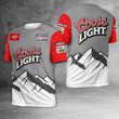 Coors Light Racing Silver Bullet 3D T shirt Sweatshirt 480