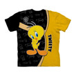 Cute Tweety Bird Fan Gift, Tweety Bird Looney Tunes 3D T Shirt