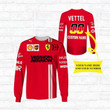 Custom Name And Number Scuderia Ferrari Luxyry Racing Car F1 8K134 Fan Gift 3D T shirt Sweatshirt II0