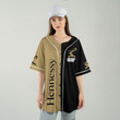 Custom Name Hennessy Cognac Whiskey AOP Baseball Jersey Shirt No56