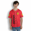 Ferrari AOP Baseball Jersey Shirt