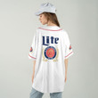 Miller Lite Beer AOP Baseball Jersey Shirt