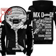 Mx Dad Personalised Gifts For Children &amp; Adults Ktm Black White Fleece Zip Hoodie