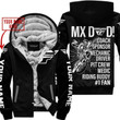 Mx Dad Personalised Gifts For Children &amp; Adults Fly Racing White Fleece Zip Hoodie