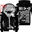 Mx Dad Personalised Gifts For Children &amp; Adults Kawasaki Black White Fleece Zip Hoodie