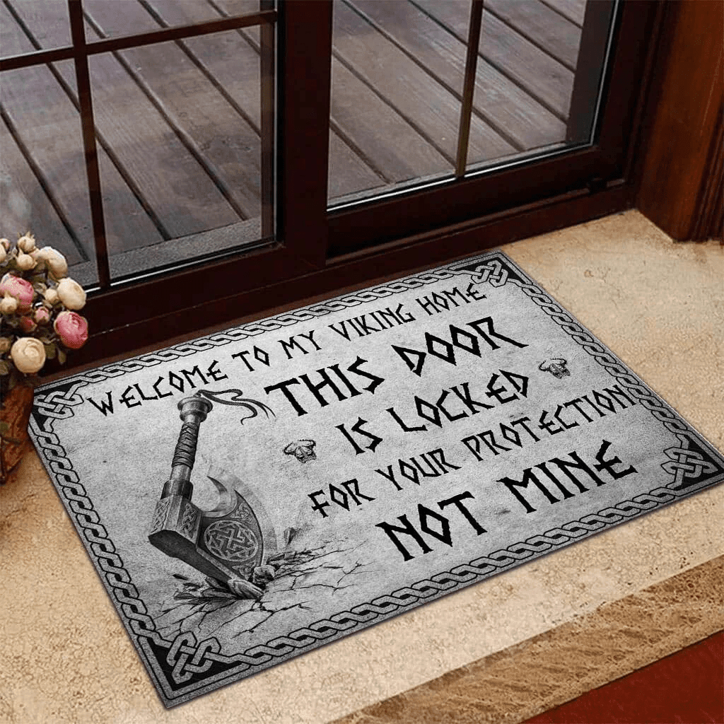 Viking Welcome To My Viking Home - Doormat - Owl Ohh